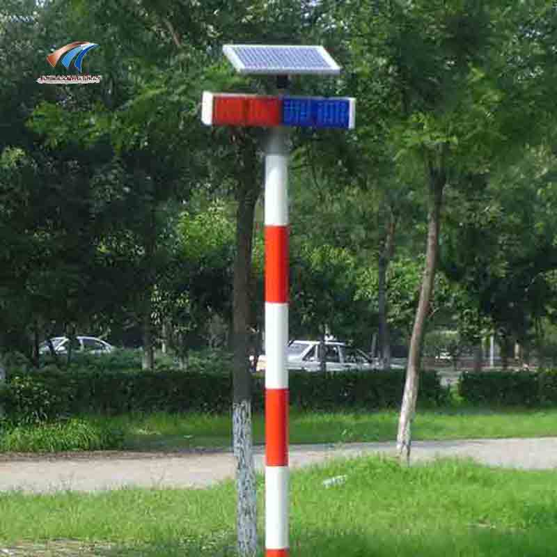 太陽能紅藍(lán)警示燈